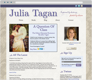 Julia Tagan Author Website